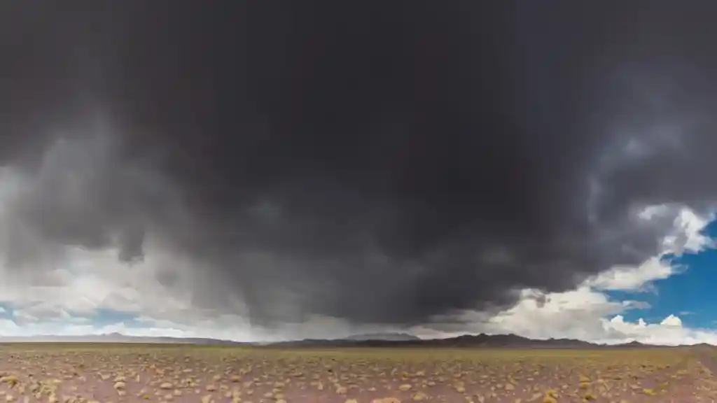 Qual maior período sem chuvas no Deserto do Atacama